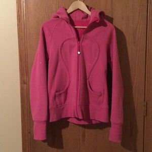 Lululemon Bright Sparkle Pink Hoodie